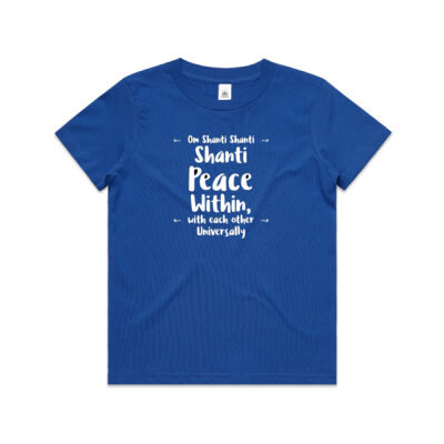 Om Shanti Shanti Shanti Mantra Graphic Tee Thumbnail