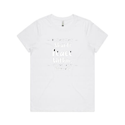 Om Shanti Shanti Shanti Mantra Graphic Tee Thumbnail